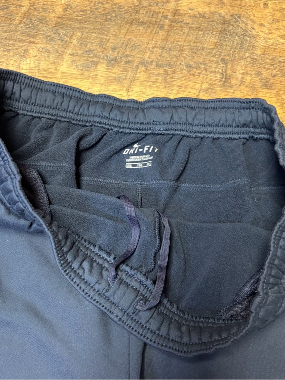 Nike Dri-FIT Running Joggers SweatPants Womens XXL 2XL Blue Zip Ankle 339669-475 - Picture 7 of 12